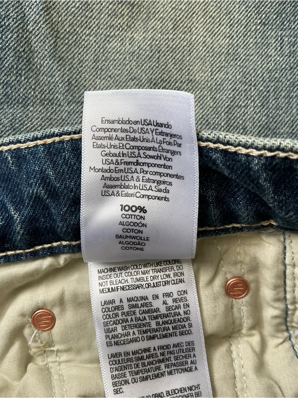 MOTHER SUPERIOR Jeans Reifler After Midnight Blue Size 30 - Picture 11 of 14